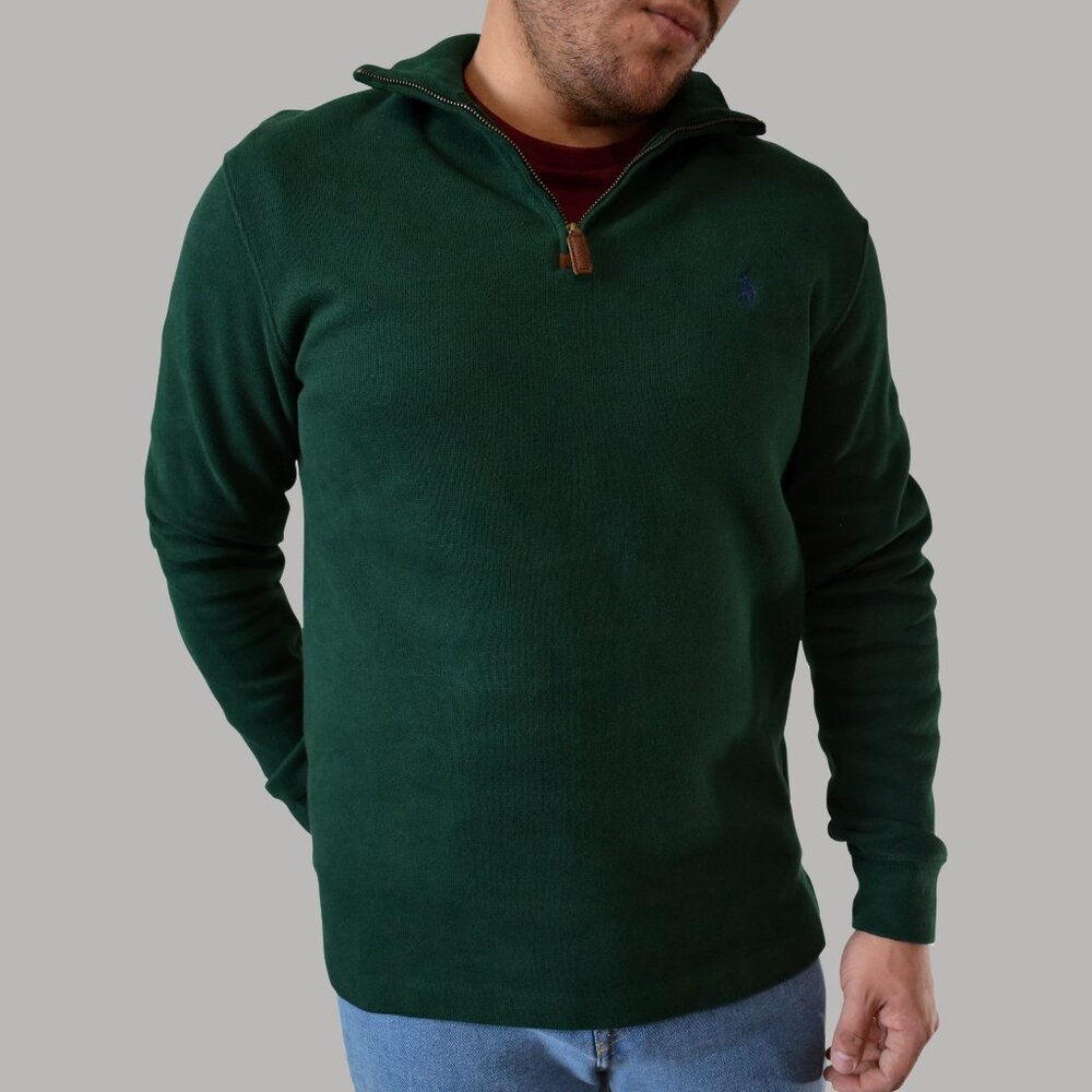 Polo Ralph Lauren Half Zip Sweater Sweatshirt Cotton